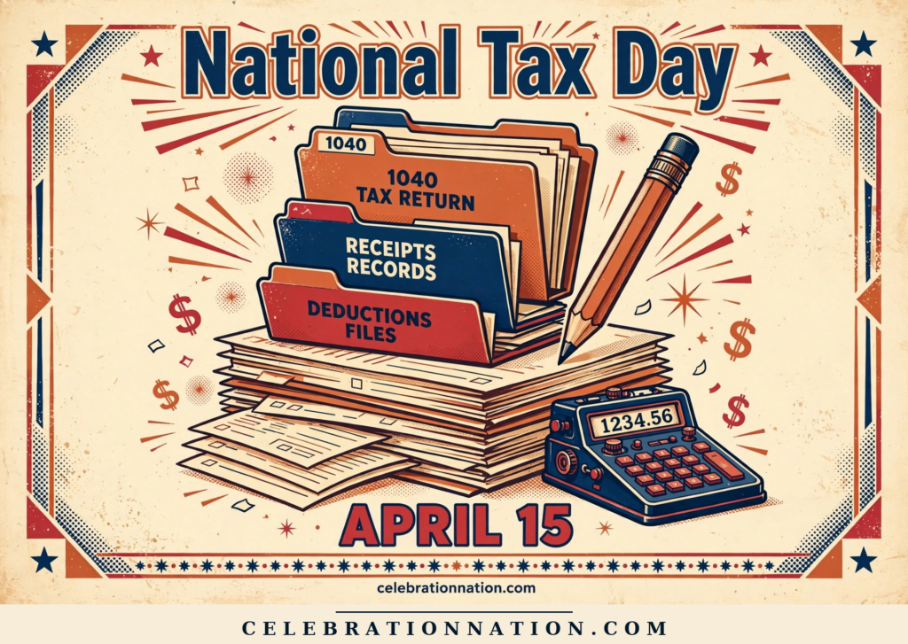 National Tax Day poster