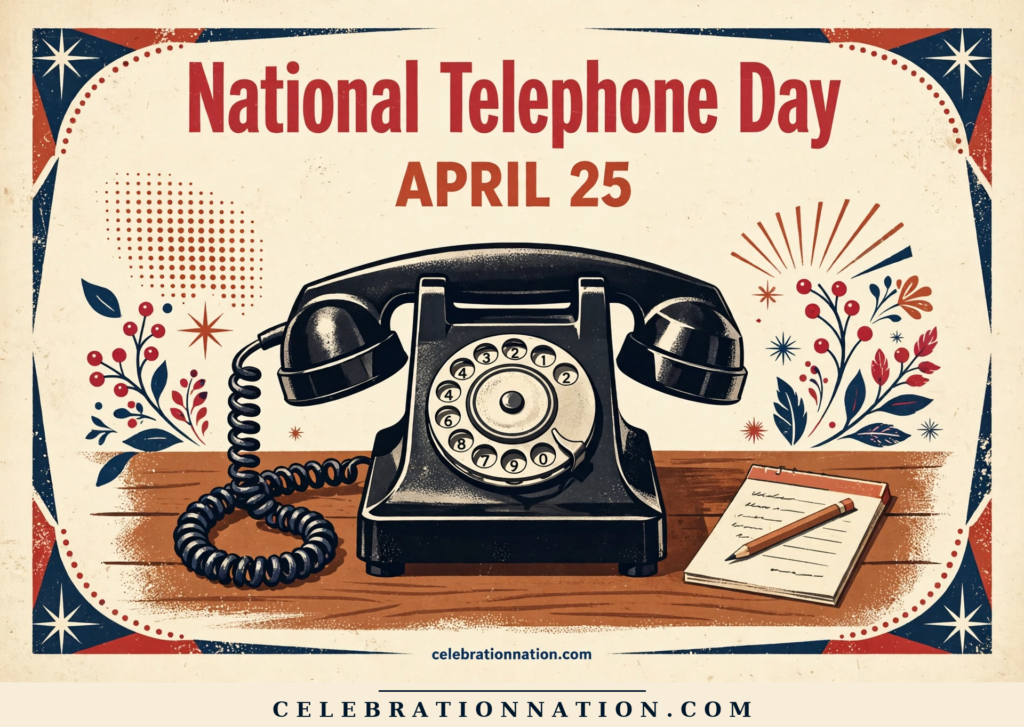 National Telephone Day poster