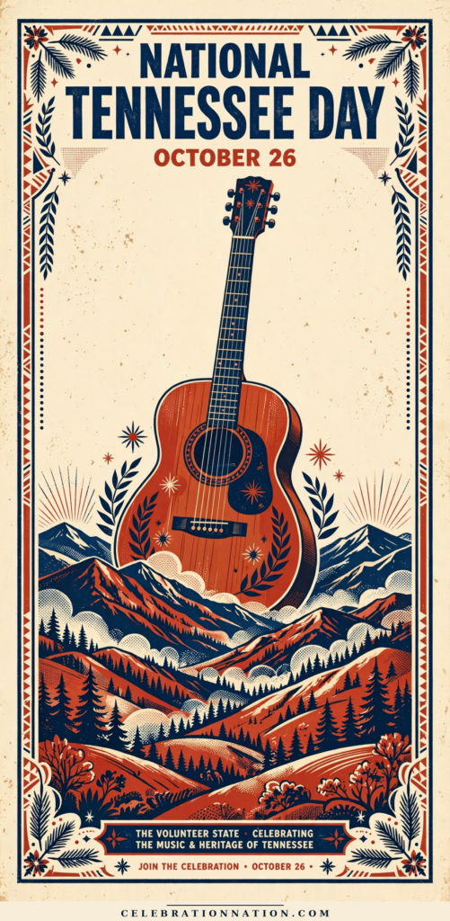 National Tennessee Day poster