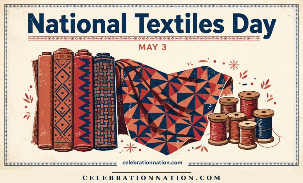 National Textiles Day poster