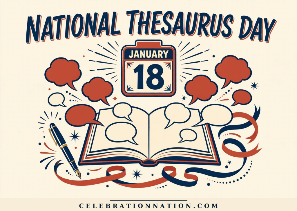 National Thesaurus Day poster