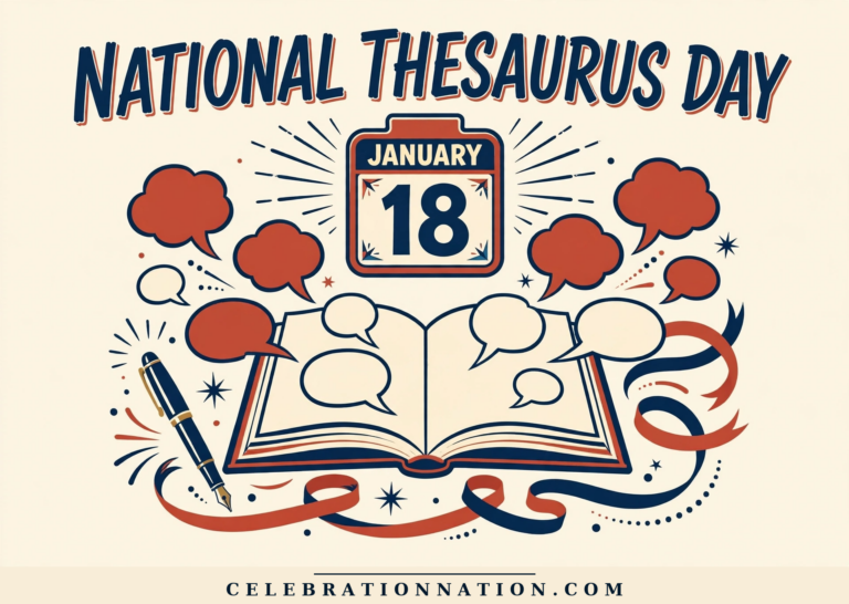 National Thesaurus Day poster