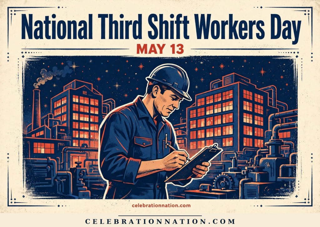 National Third Shift Workers Day poster