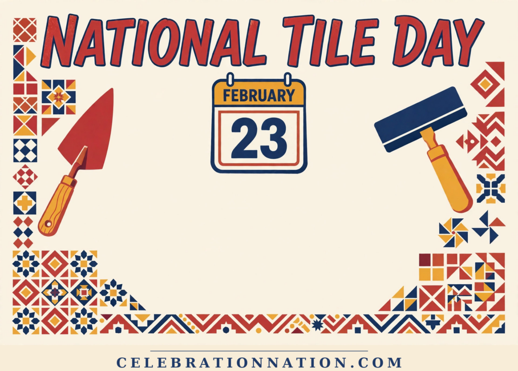 National Tile Day poster