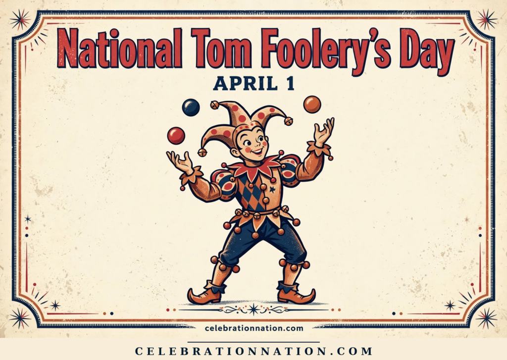 National Tom Foolery’s Day poster