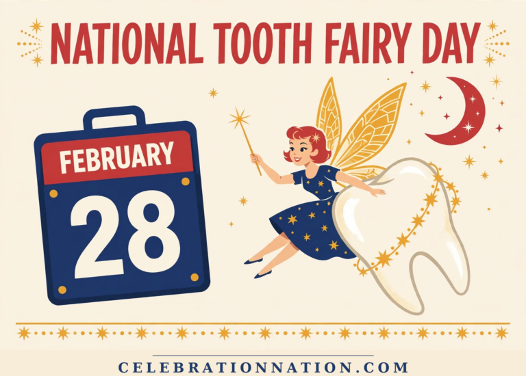National Tooth Fairy Day poster