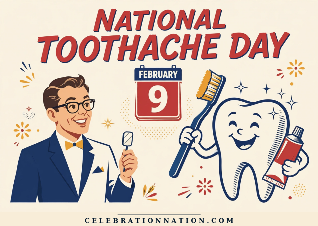 National Toothache Day poster
