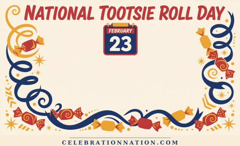 National Tootsie Roll Day poster