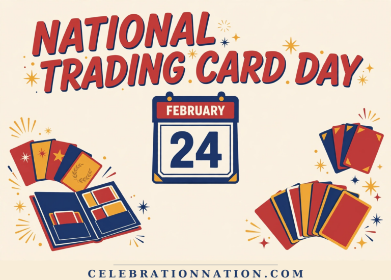 National Trading Card Day poster