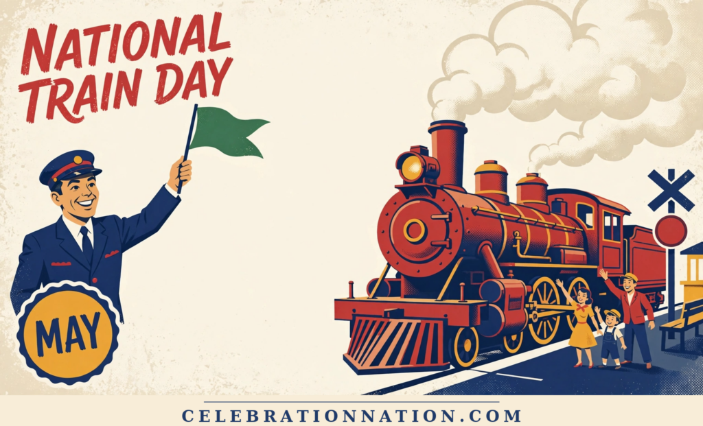 National Train Day poster