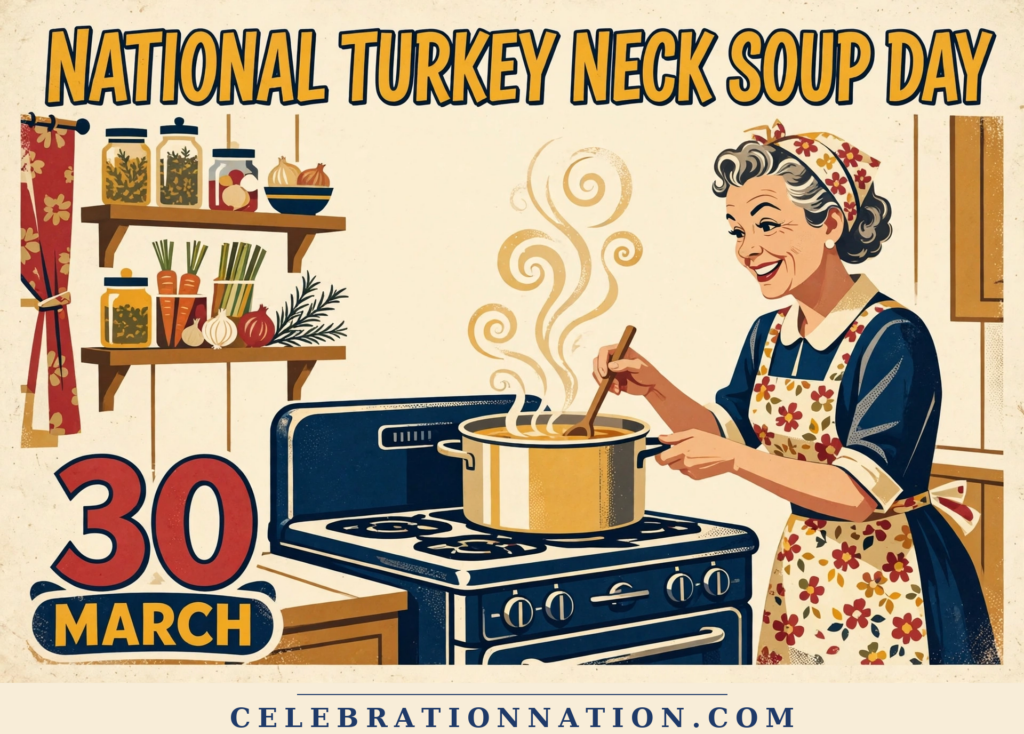National Turkey Neck Soup Day poster