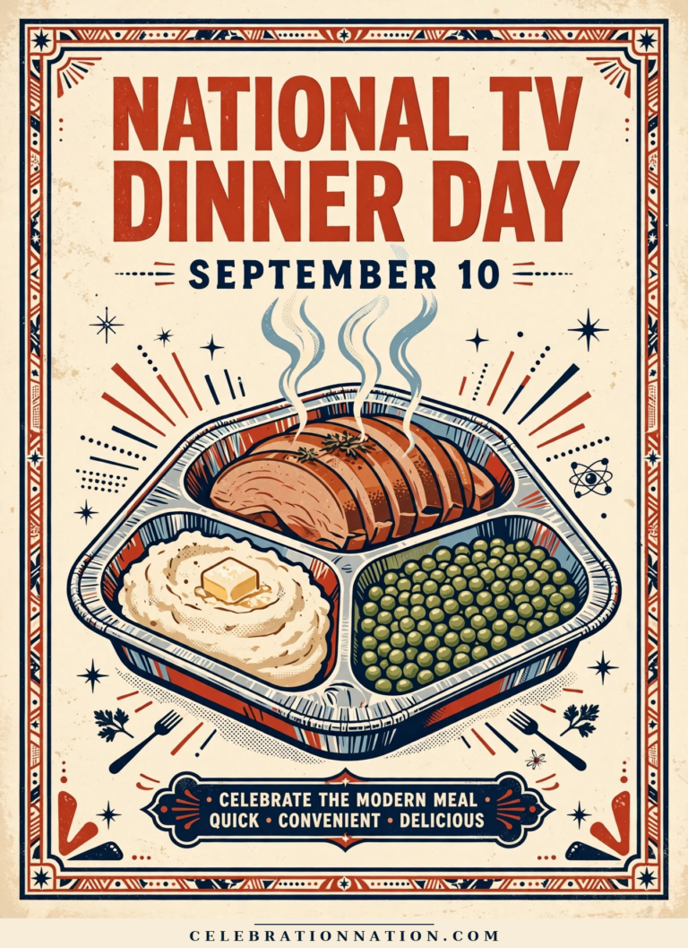 National TV Dinner Day poster