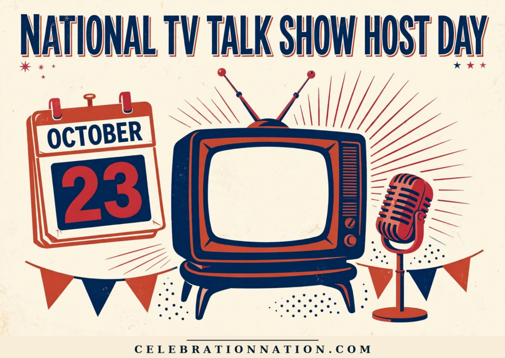 National TV Talk Show Host Day poster