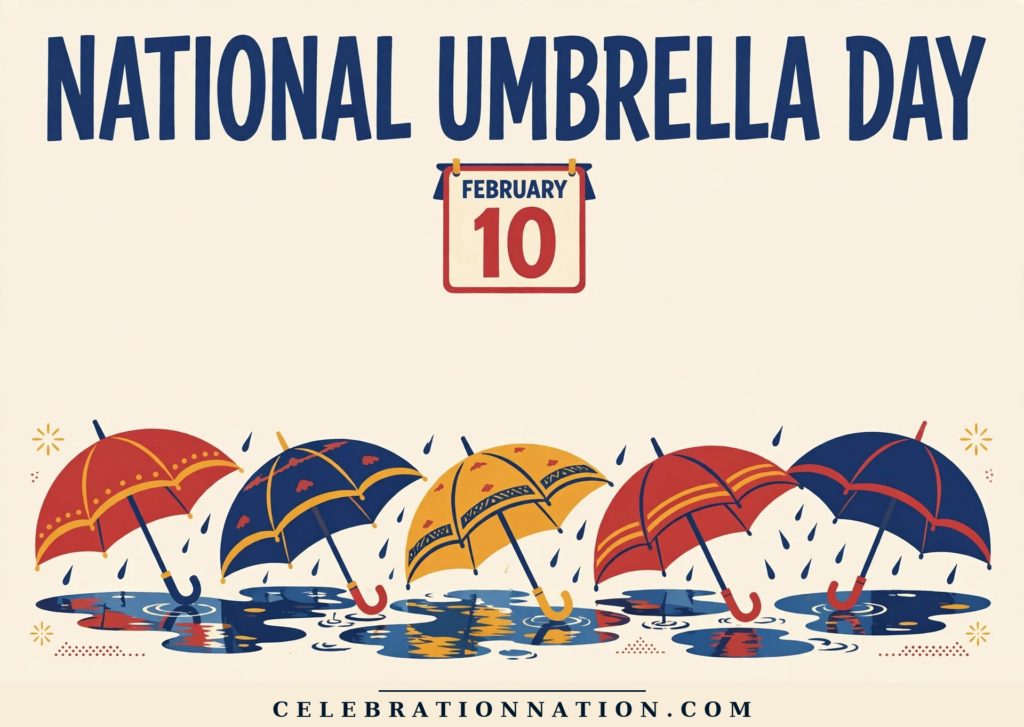 National Umbrella Day poster