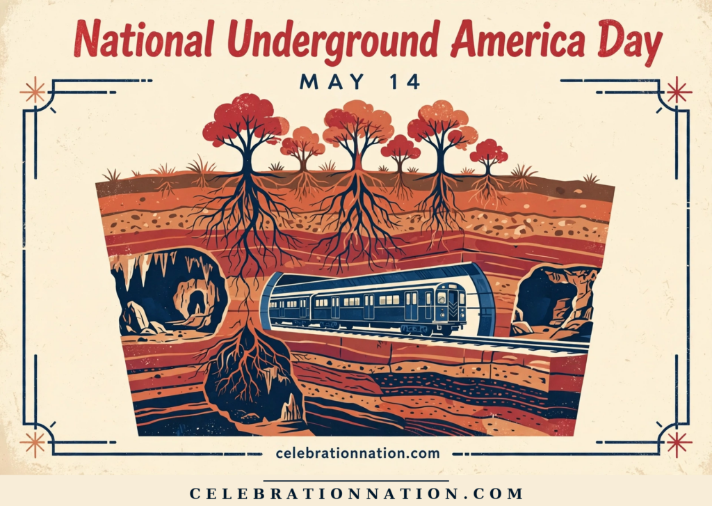 National Underground America Day poster