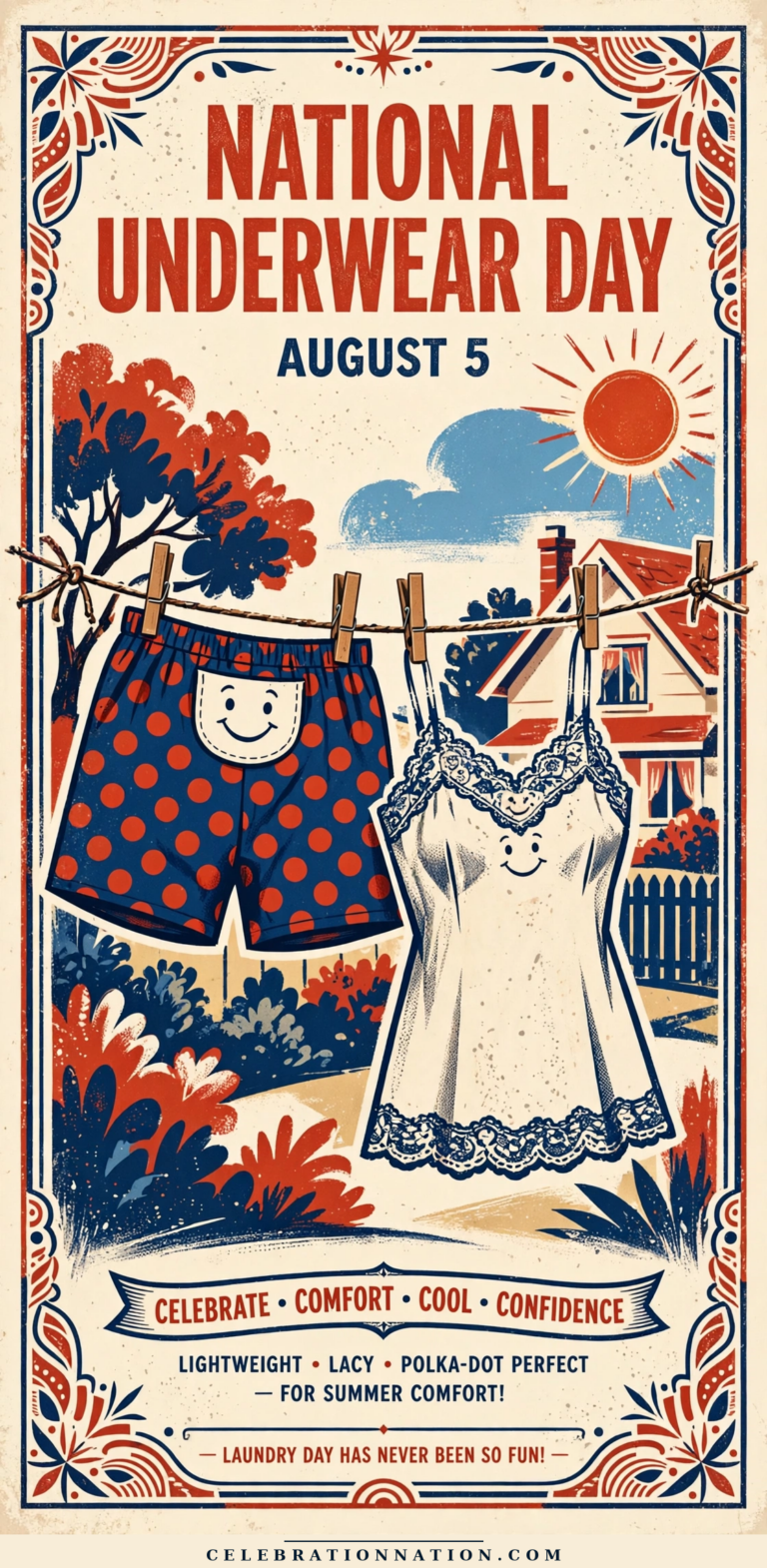 National Underwear Day poster