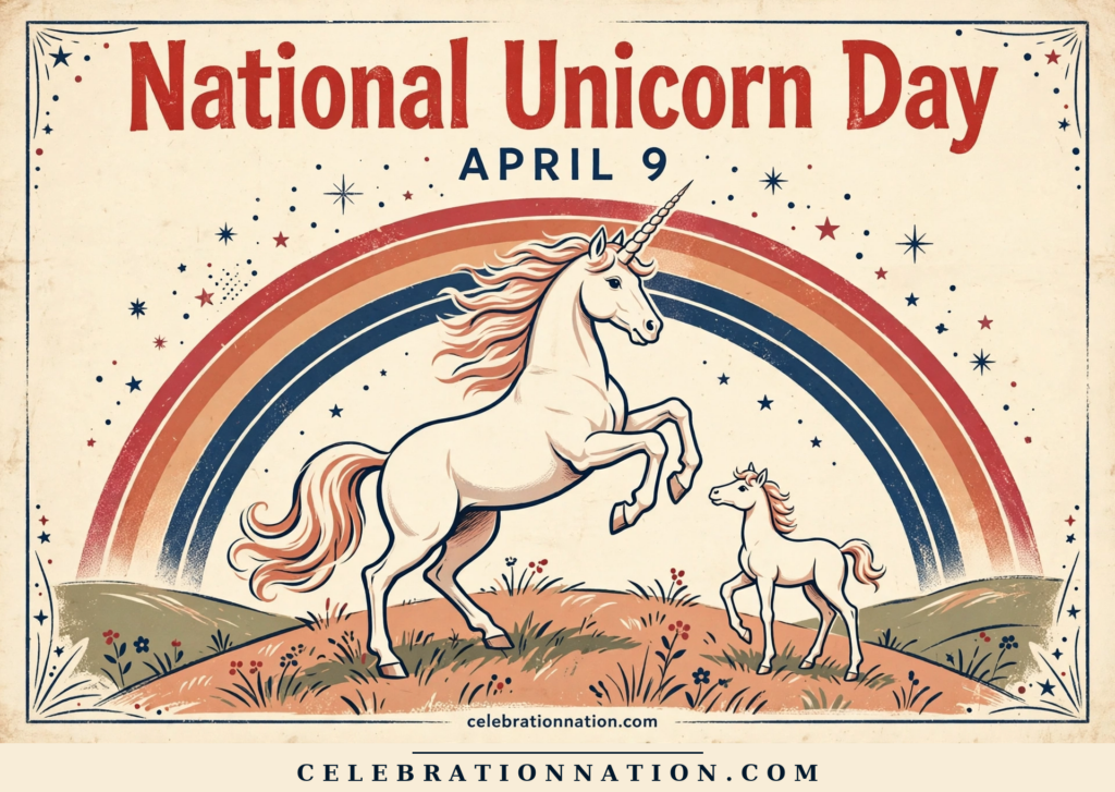 National Unicorn Day poster