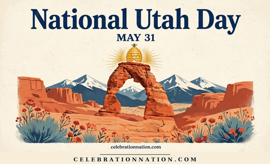 National Utah Day poster