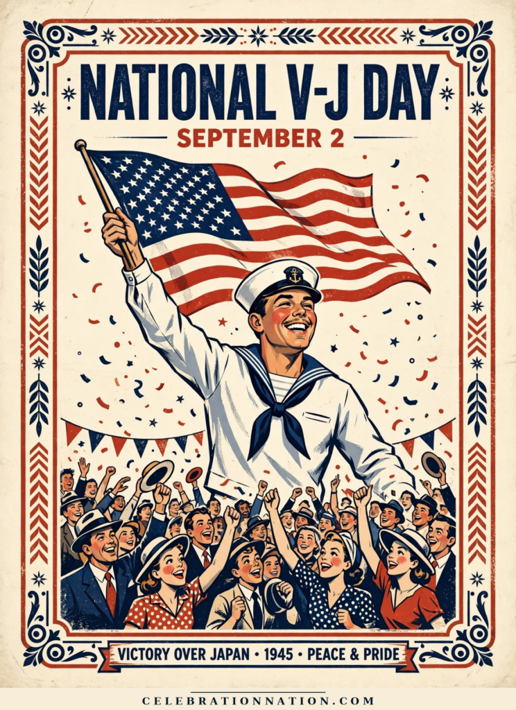 National V-J Day poster