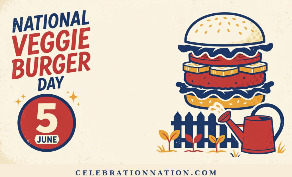 National Veggie Burger Day poster
