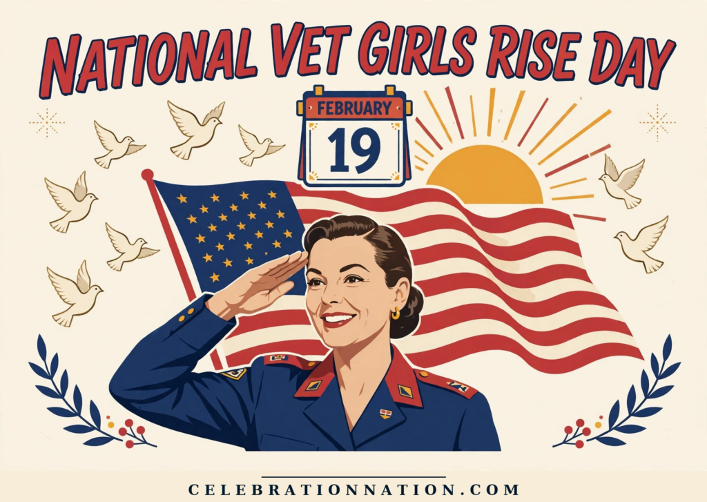 National Vet Girls Rise Day poster