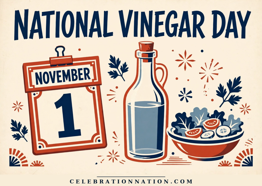 National Vinegar Day poster