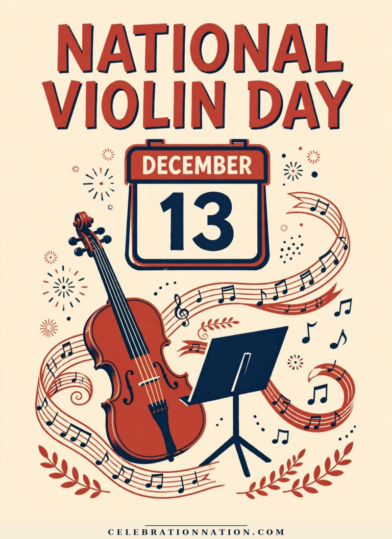 National Violin Day poster