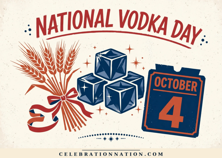 National Vodka Day poster