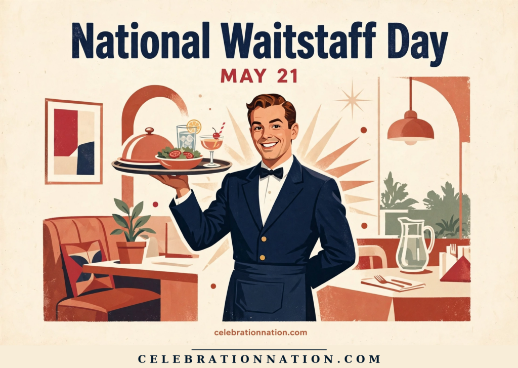 National Waitstaff Day poster