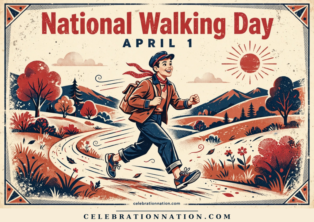 National Walking Day poster