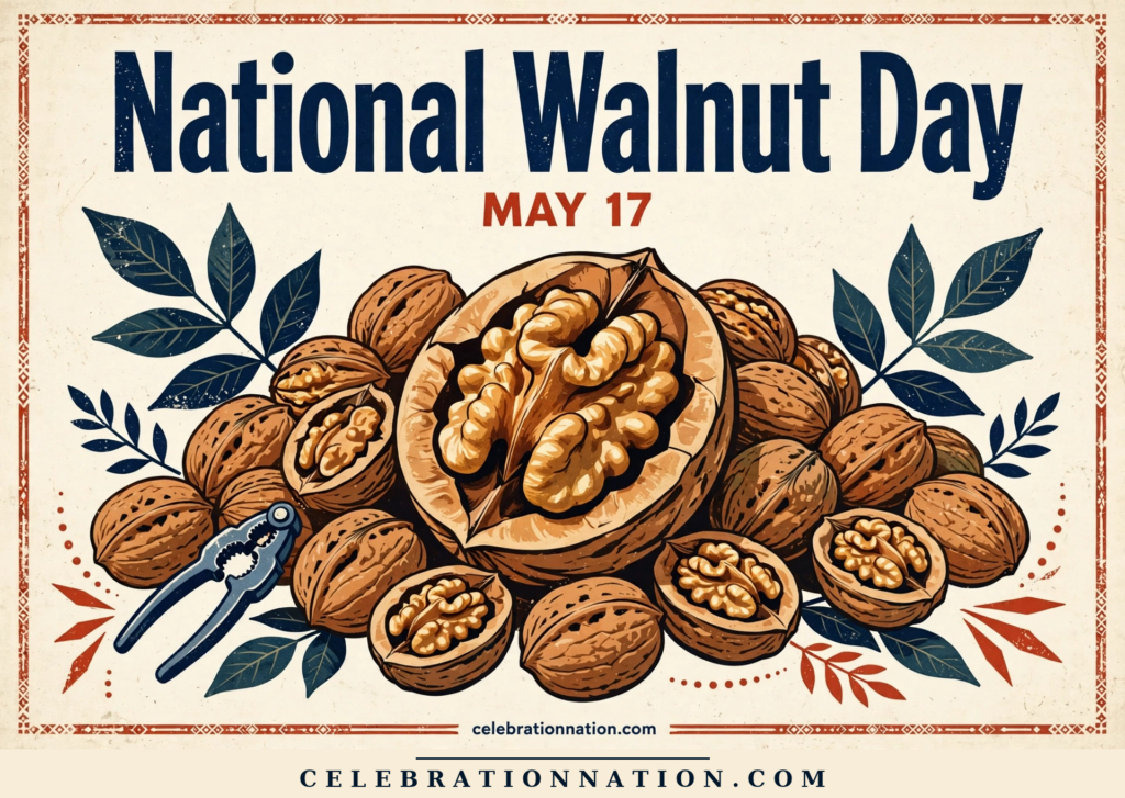 National Walnut Day poster