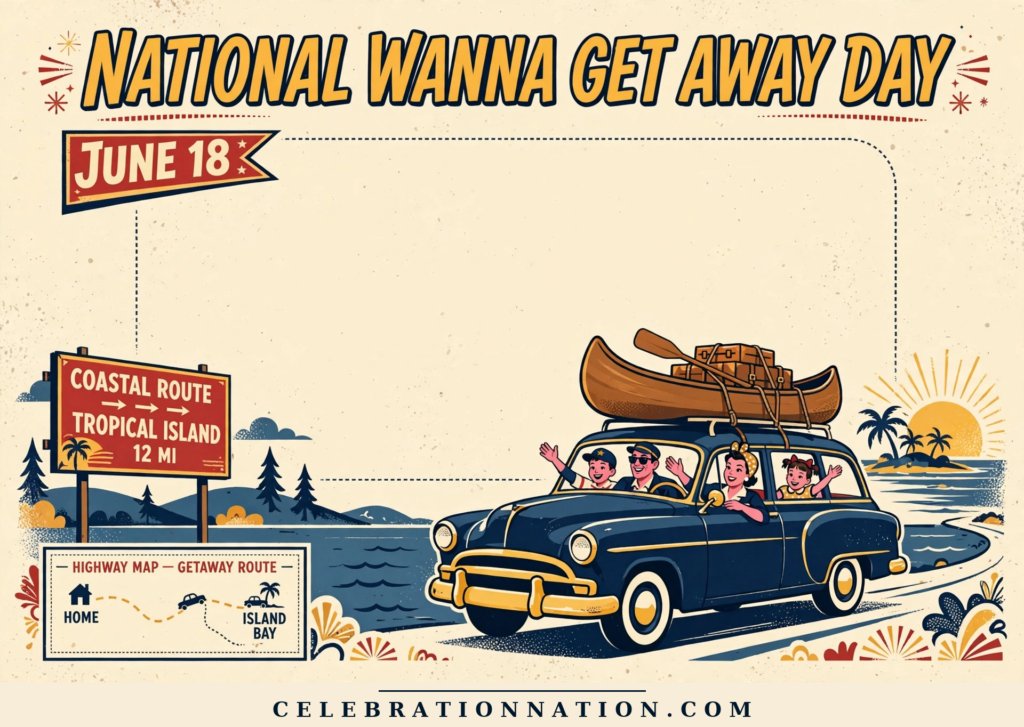 National Wanna Get Away Day poster