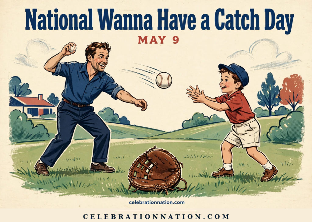 National Wanna Have a Catch Day poster