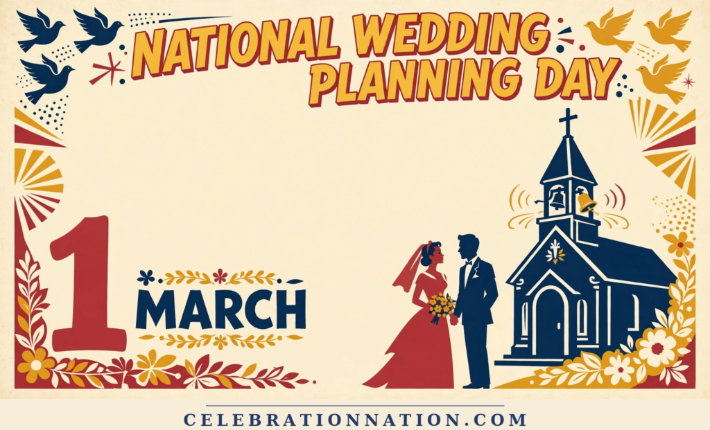 National Wedding Planning Day poster