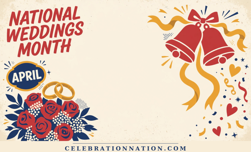 National Weddings Month poster