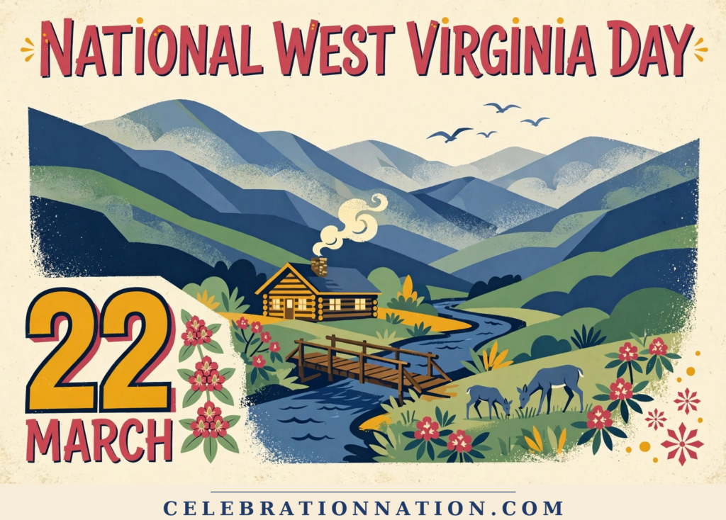 National West Virginia Day poster
