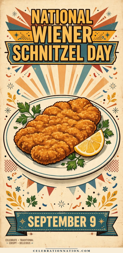 National Wiener Schnitzel Day poster