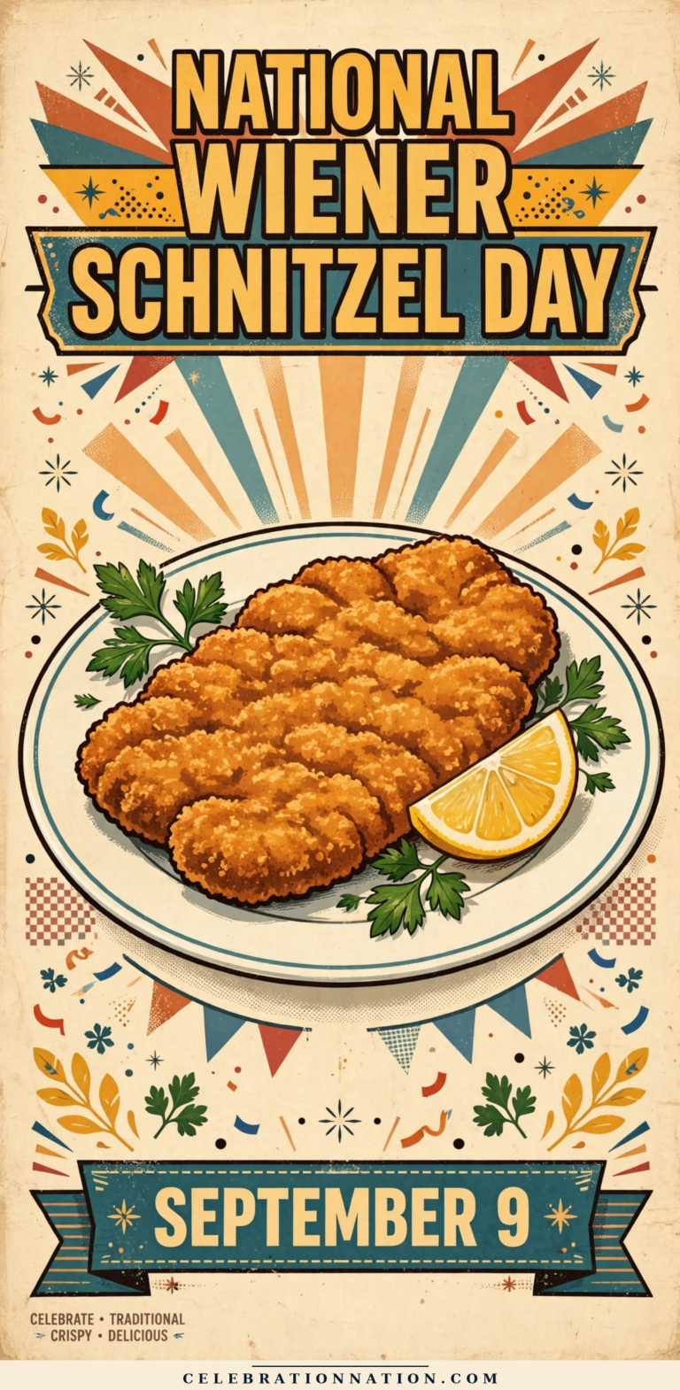 National Wiener Schnitzel Day poster