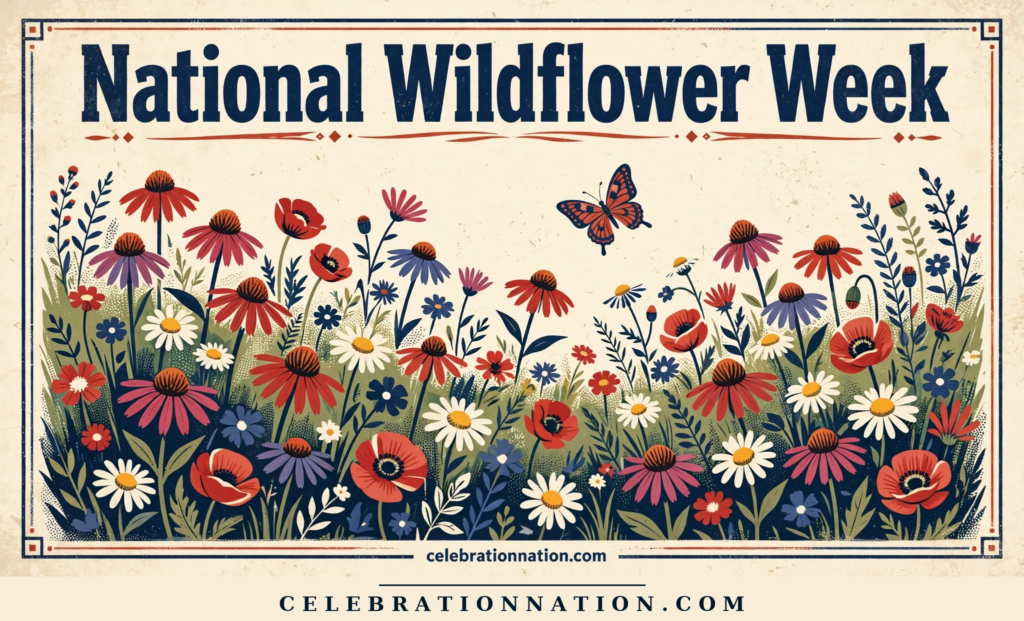 National Wildflower Week poster