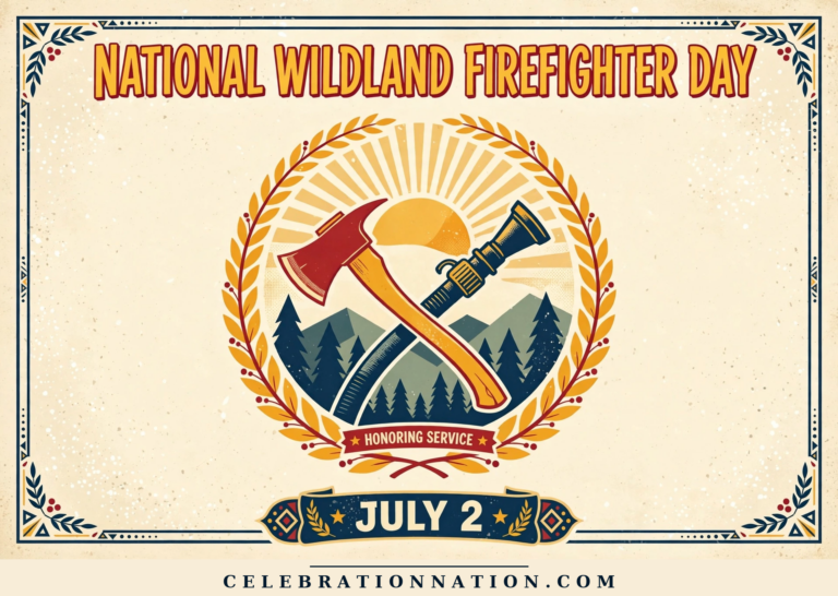 National Wildland Firefighter Day poster