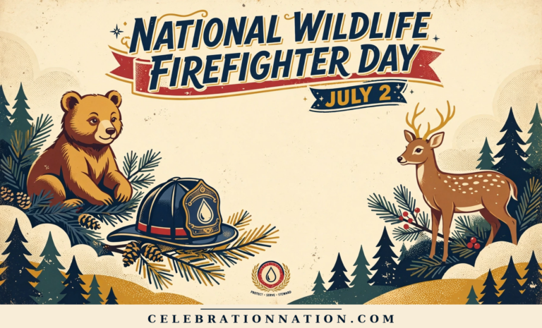 National Wildlife Firefighter Day poster