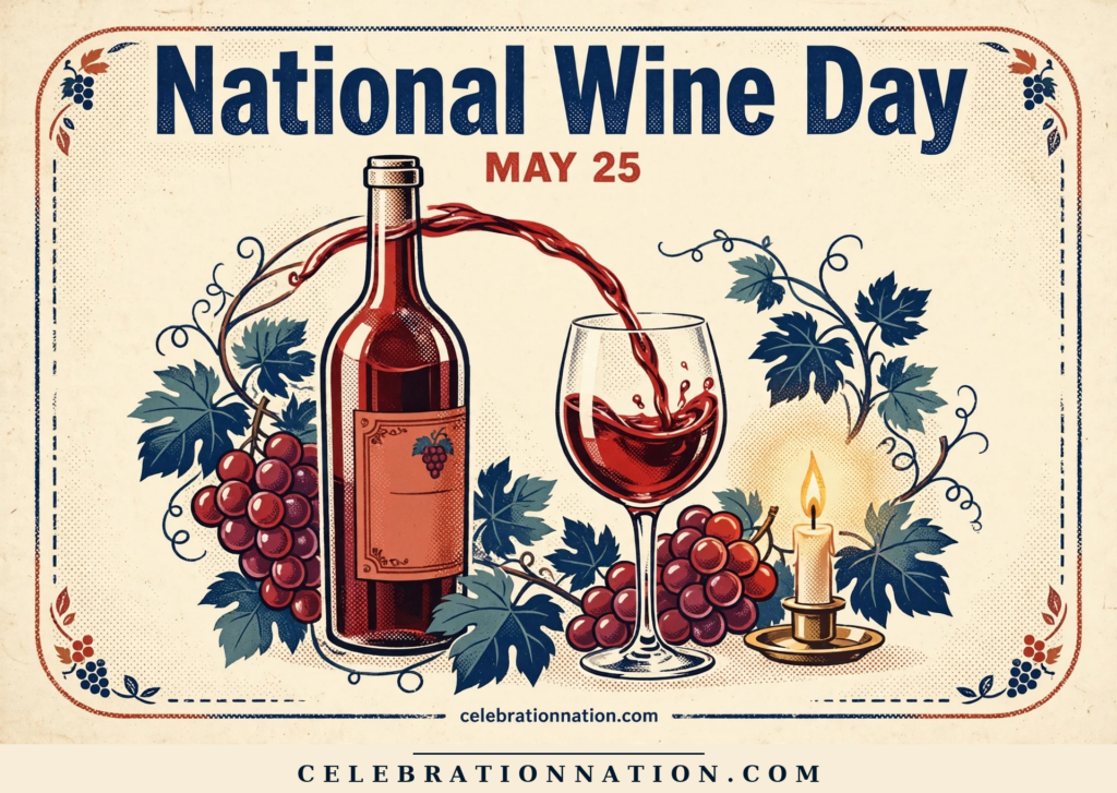National Wine Day poster
