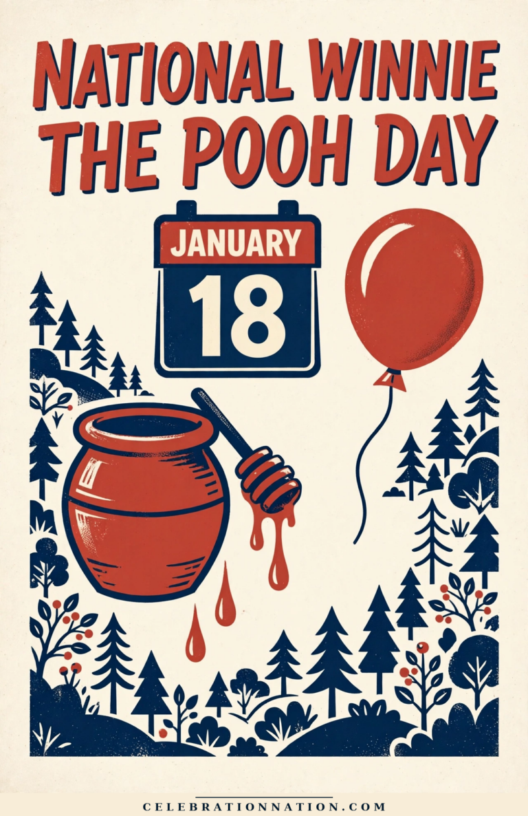 National Winnie the Pooh Day poster