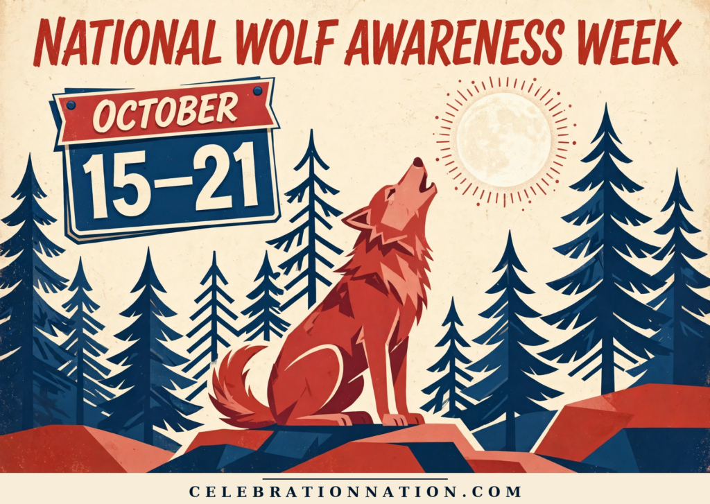 National Wolf Awareness Week poster
