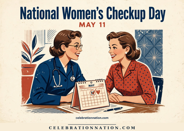 National Women’s Checkup Day poster