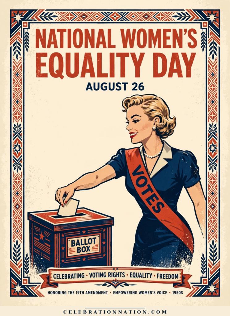 National Women’s Equality Day poster