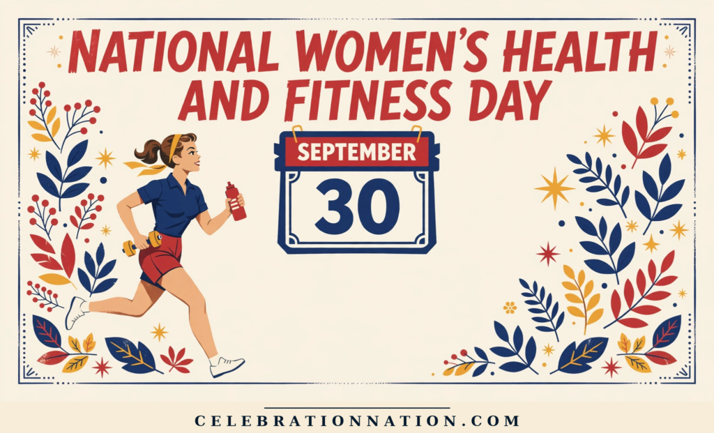 National Women’s Health and Fitness Day poster