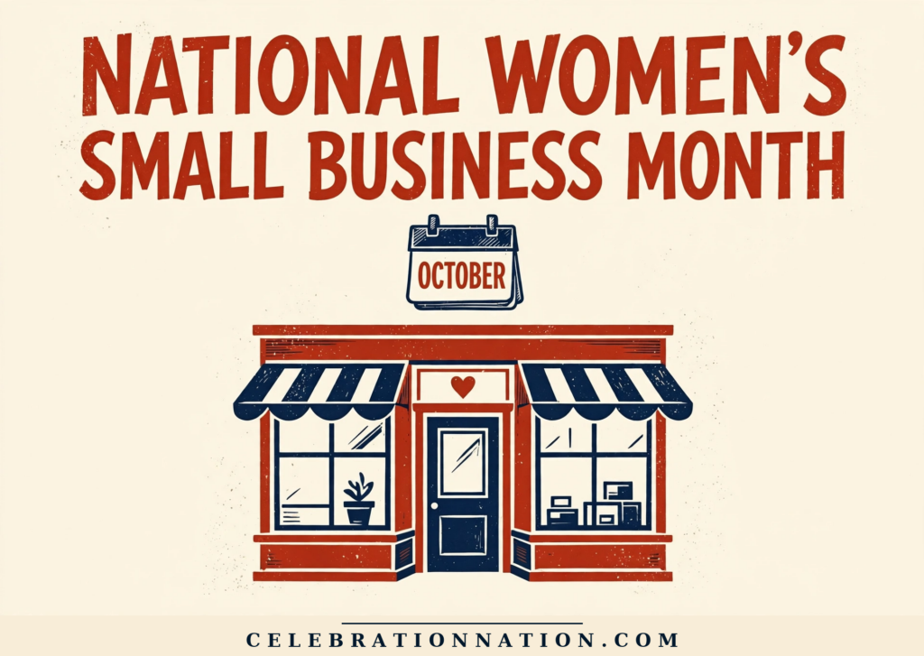 National Women’s Small Business Month poster