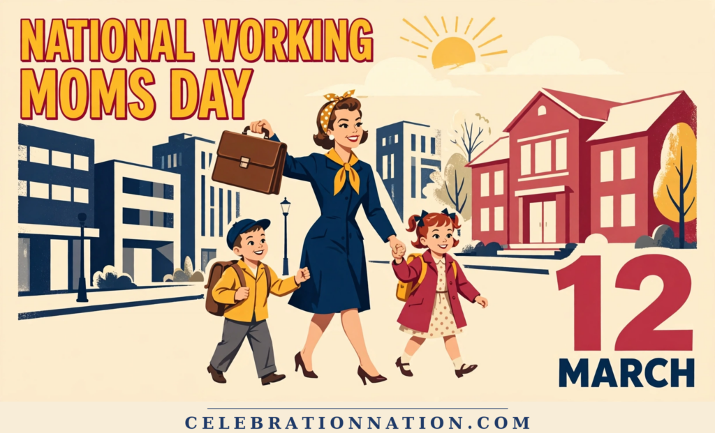National Working Moms Day poster