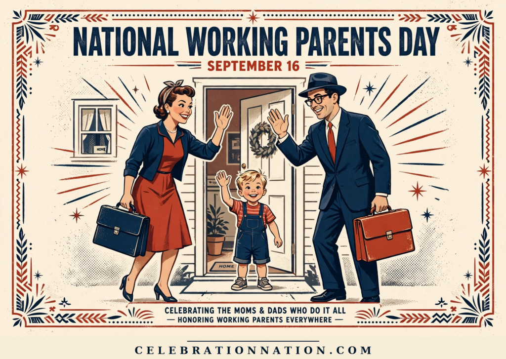 National Working Parents Day poster